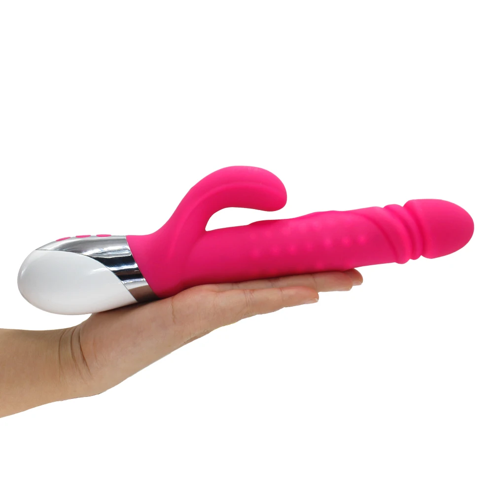 G Spot Двойные головки фаллоимитатор кролик вибраторы для женщин телескопические