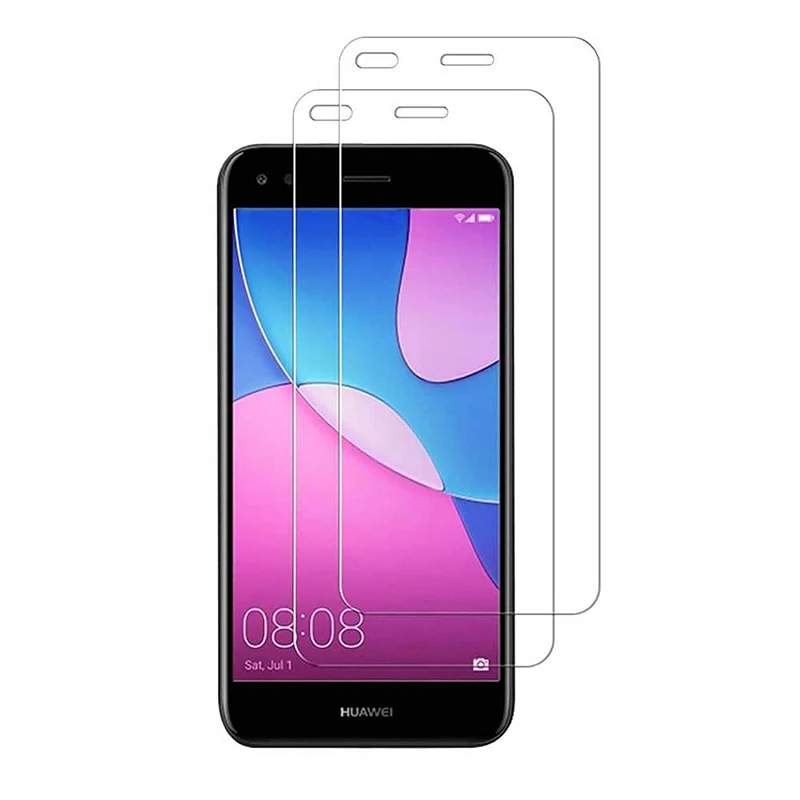 2 шт закаленное стекло для huawei P9 Lite Mini защита экрана 9H 2.5D телефон на Защитное стекло для huawei Y6 Pro стекло