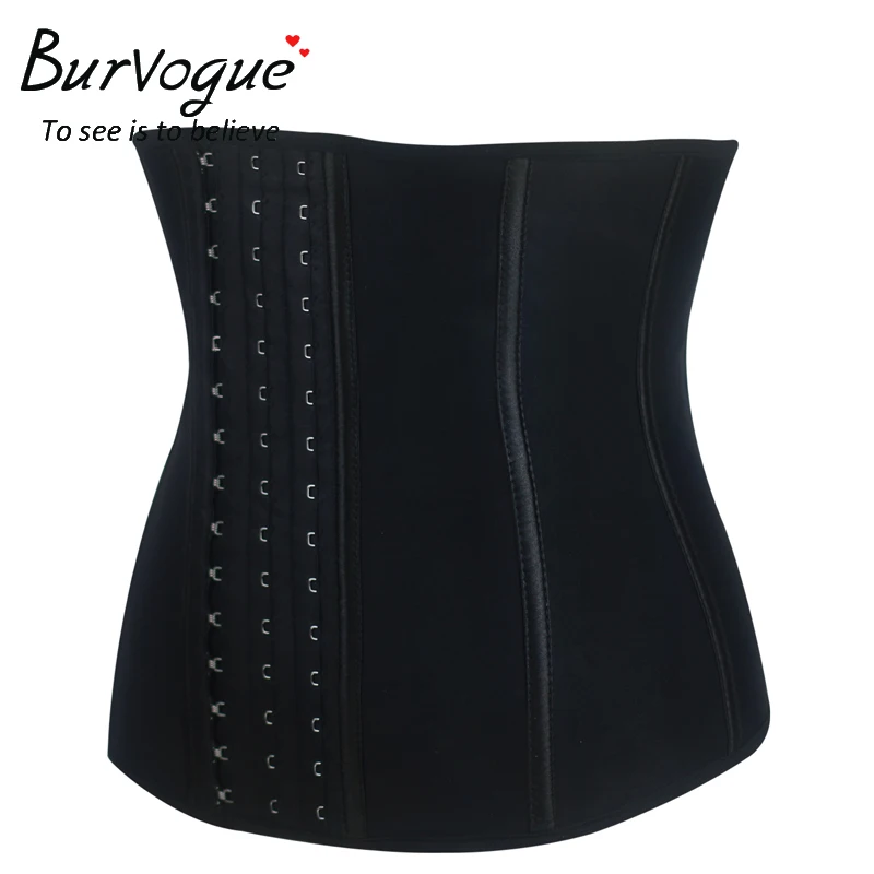 Женский латексный корсет Burvogue со стальными косточками для утягивания талии