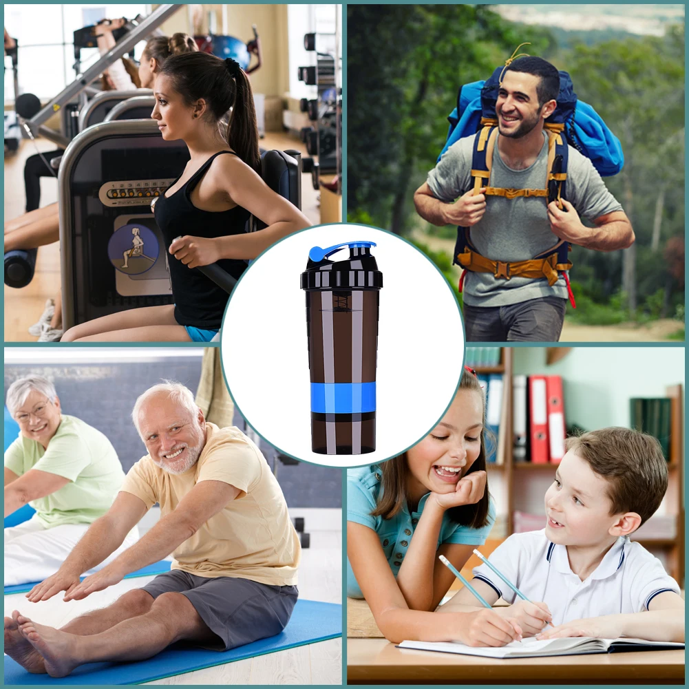 Новые поступления Многофункциональный бутылки с водой три слоя Структура