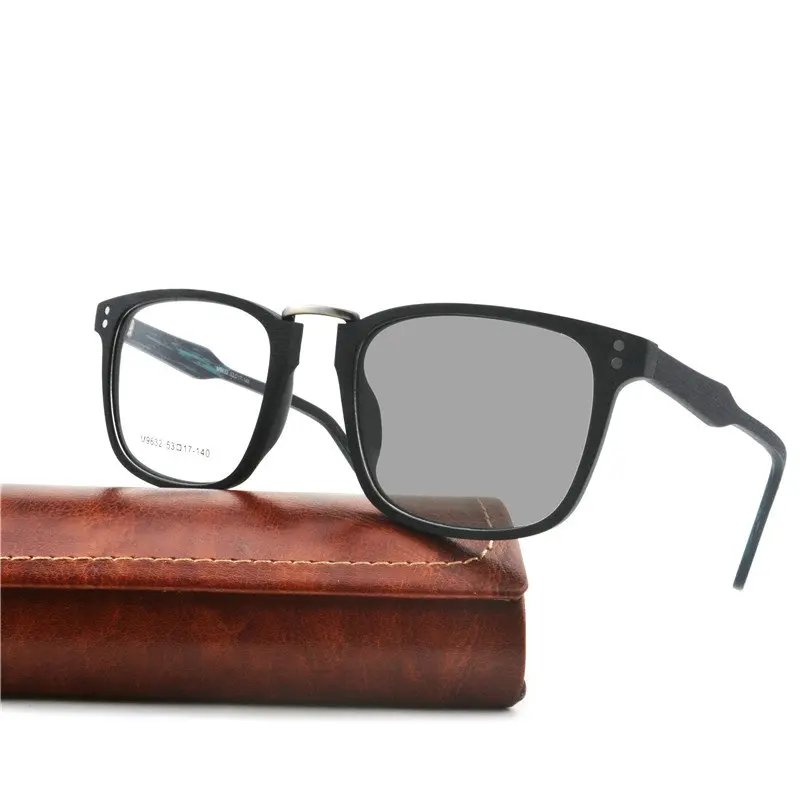 Солнцезащитные очки NX модные в ретро стиле с деревянной рамой фотохромированные