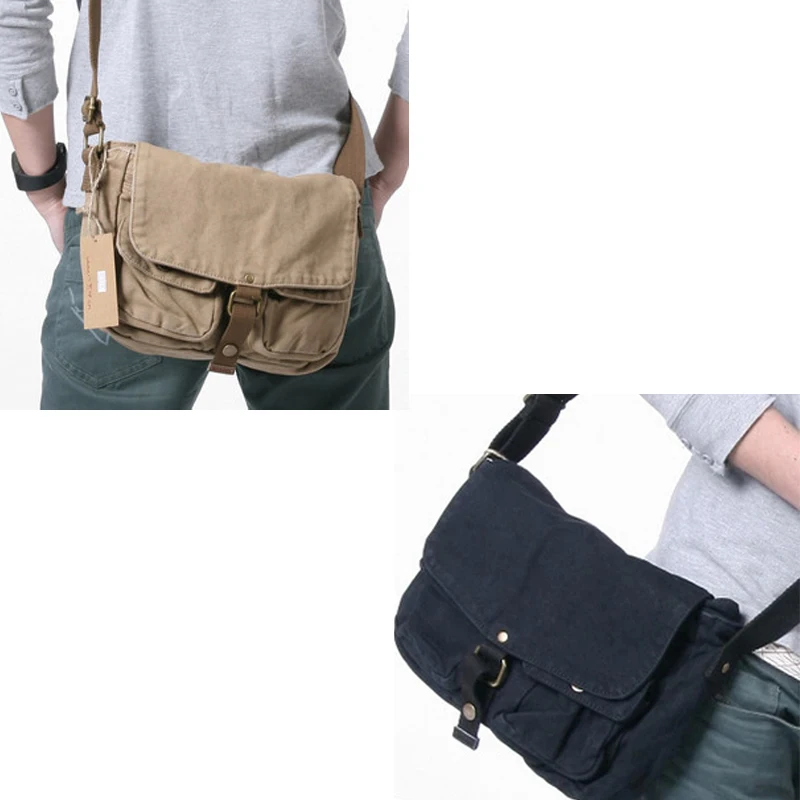 100% хлопок Мужская модная Холщовая Сумка мужские сумки на плечо высокое качество