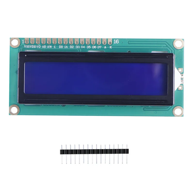 Модуль SunFounder LCD1602 с подсветкой 3 В для Arduino Uno R3 Mega2560 Raspberry Pi 16*2 белый на синем