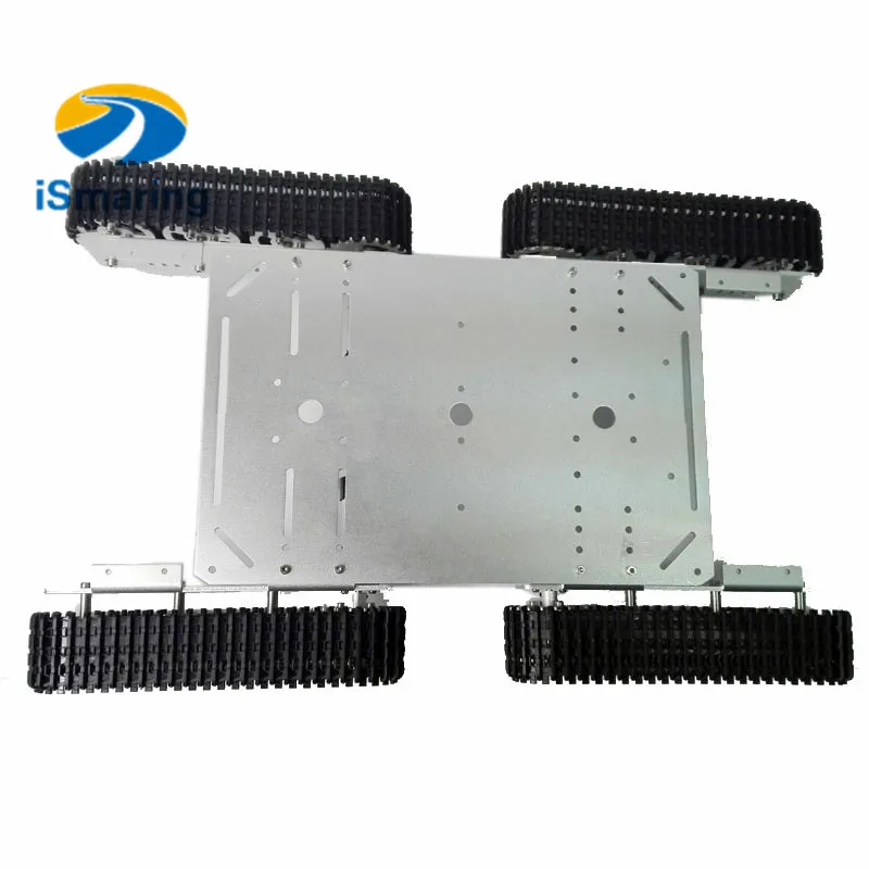 T600 4WD металлический робот-цистерна шасси из алюминиевого сплава большой