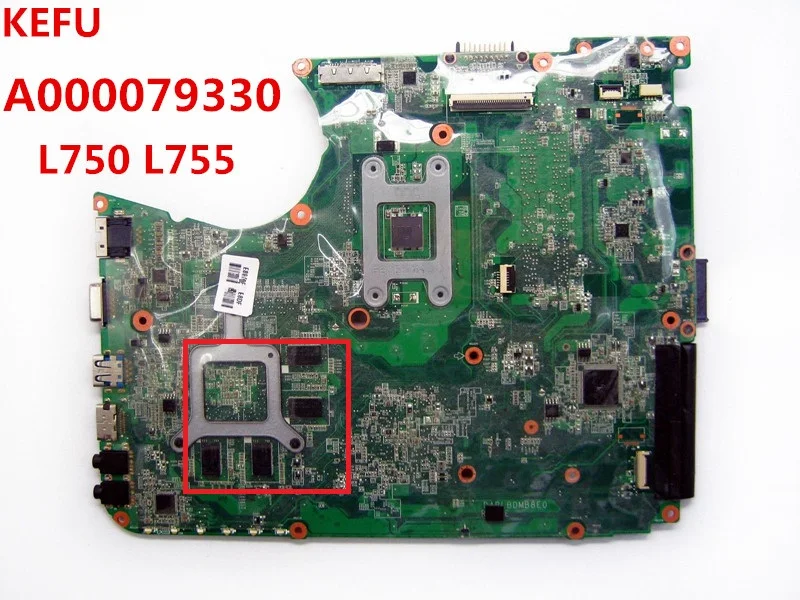 Материнская плата KEFU A000079330 для ноутбука TOSHIBA L750 L755 100% рабочий|Материнские платы| |