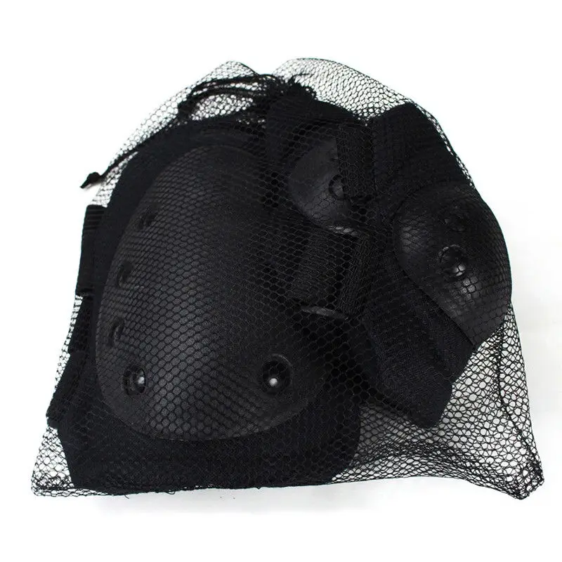 4 шт. тактические защитные наколенники для катания на лыжах охоты езды велосипеде