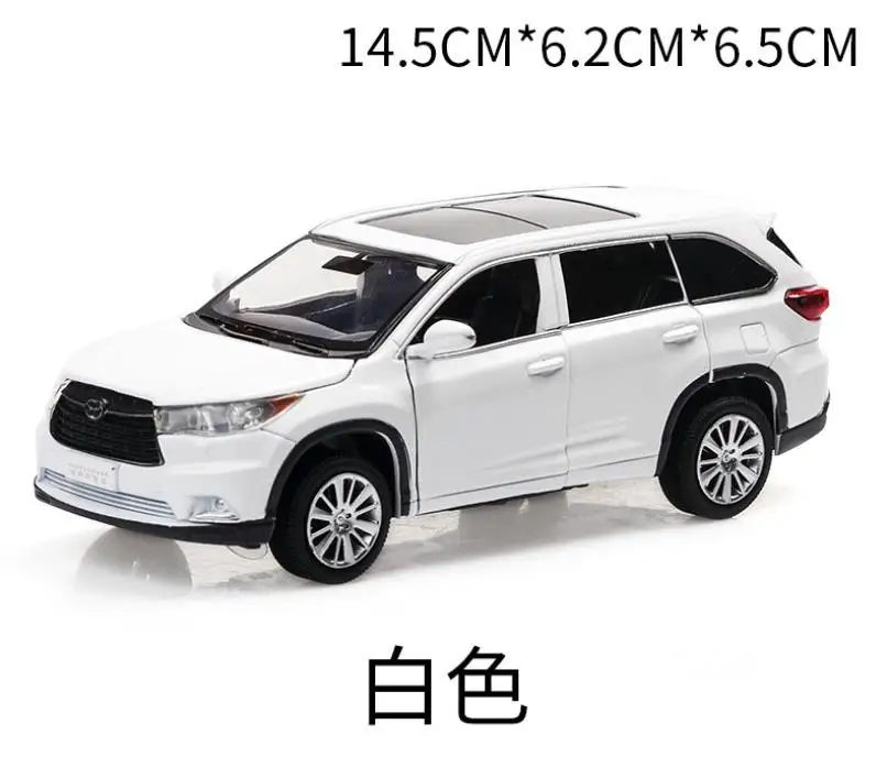 1:32 CRV Accord Highlander XC60 Alphard Lexus игрушечный автомобиль металлическая игрушка Diecasts и игрушечный транспорт Модель автомобиля игрушки для детей