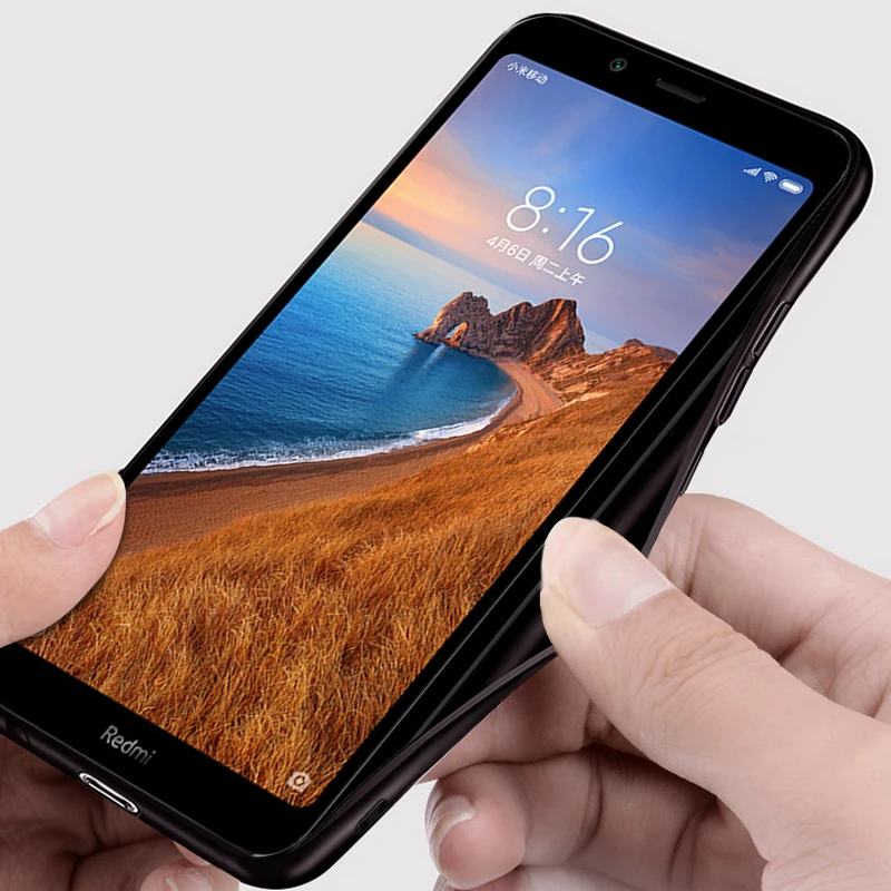 Защитный чехол для Xiaomi Redmi 7A оригинальный матерчатый противоударный MOFi redmi 7 A