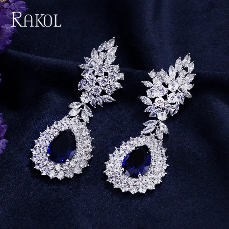 Женский набор ювелирных изделий RAKOL Camellia ожерелье с подвеской из