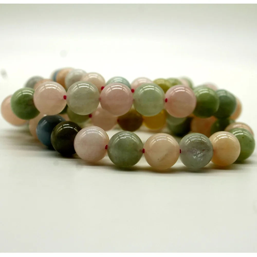 

Natural Morgan Stone Round Beads Bracelet8mm/10mm
