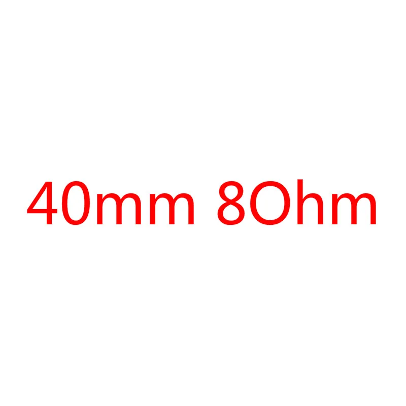 40mm 8Ohm 20W AIYIMA аудио мини Портативный Динамик Колонка 40/50 мм полный спектр вибрации Динамик s НЧ-динамик, Bluetooth AUX-резонансная томография громкий Динамик s - Цвет: 40mm 8Ohm 20W