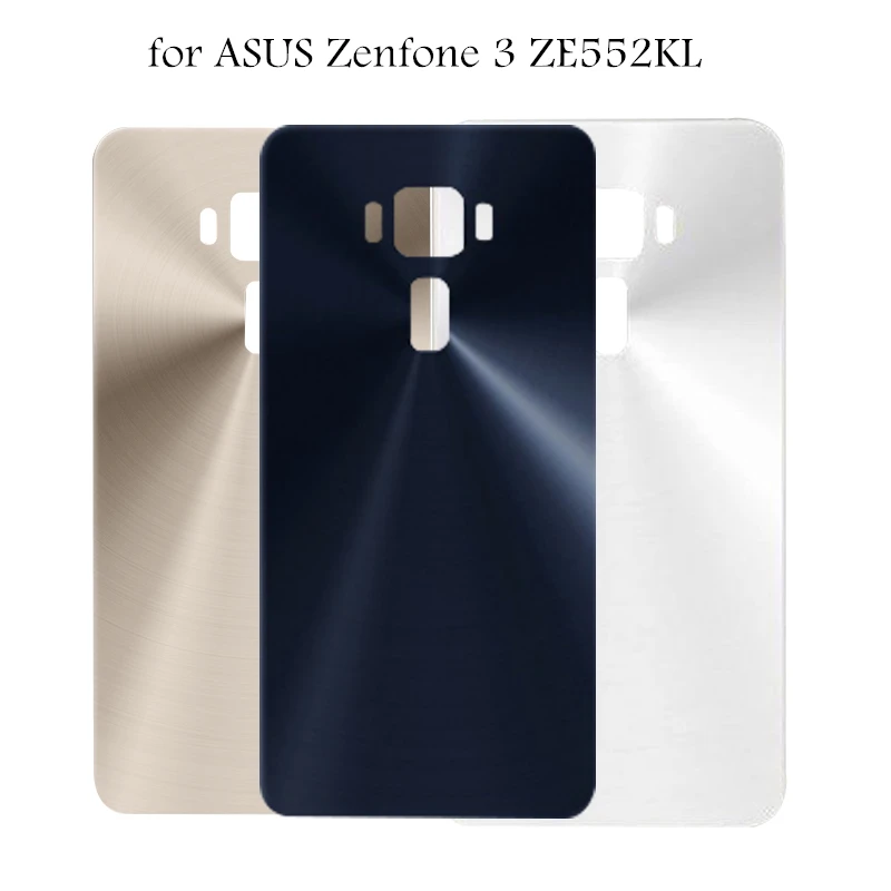 5," для Asus Zenfone 3 ZE552KL задняя крышка аккумулятора стеклянная задняя крышка корпуса Дверь для Zenfone3 ZE552KL запасные части+ клей 3M