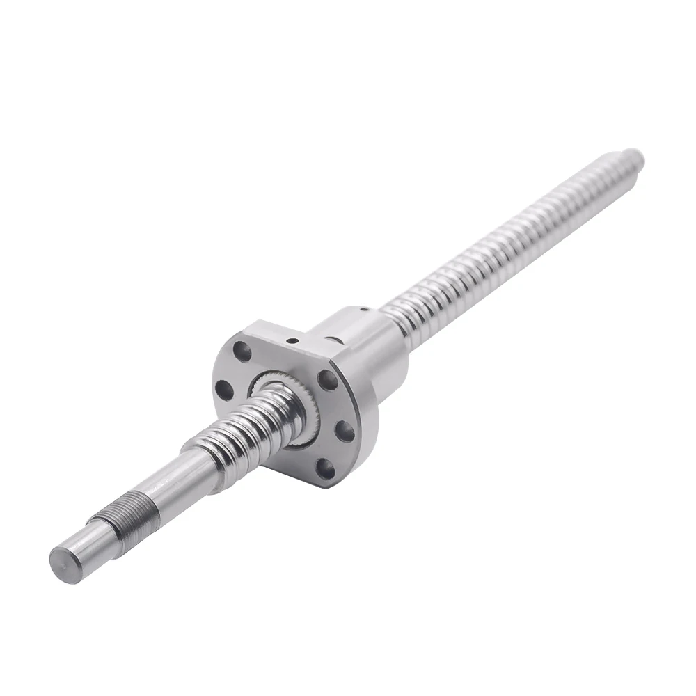 

Free shipping SFU1605 L-600mm rolled ball screw C7 with 1605 flange single ball nut for BK/BF12 end machined CNC parts