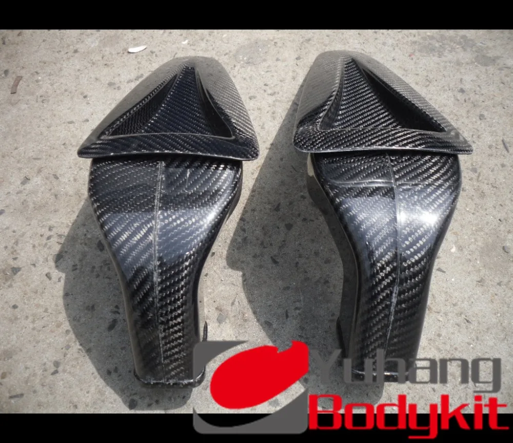 CF Skyline R35 GTR OEM отверстия для капота с воздушным туннелем (пара) из углеродного