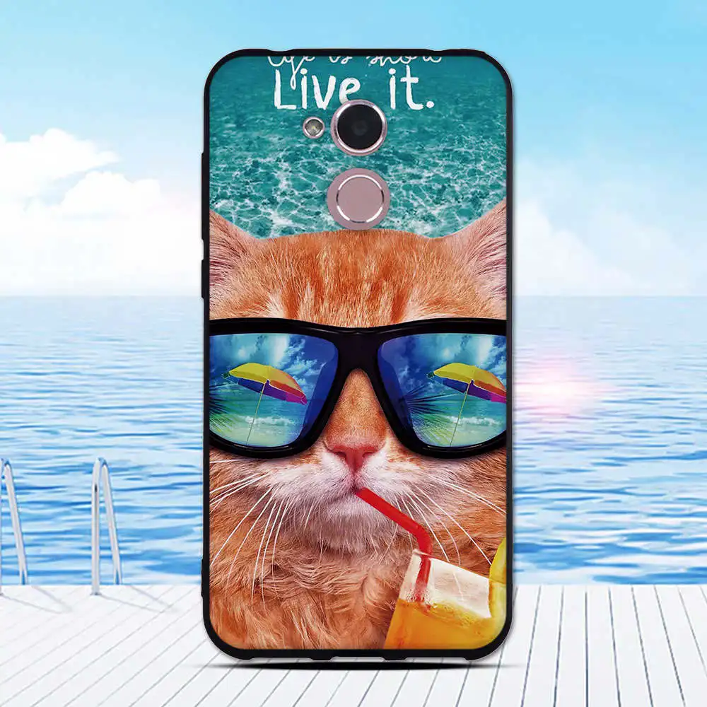 Painting 5.0&quot for Huawei Honor 6A Case Cover Soft Silicone Patterned Phone Protective Back | Мобильные телефоны и