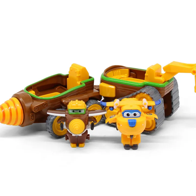 Новейшая трансформация Супер Крылья Todd &amp Donnie Dig Rig робот фигурки крыло