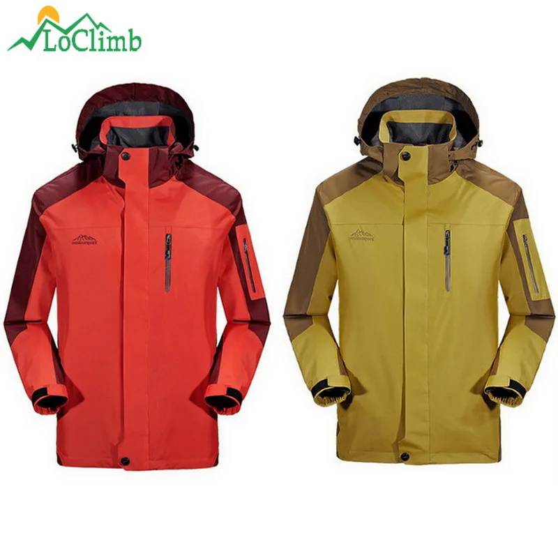 LoClimb Мужская и Женская водонепроницаемая куртка для активного отдыха