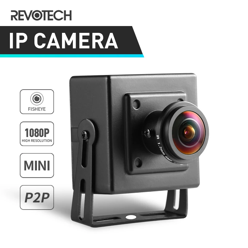 Объектив рыбий глаз HD 1920x1080P 2.0MP Тип мини Крытая ip-камера видеонаблюдения с