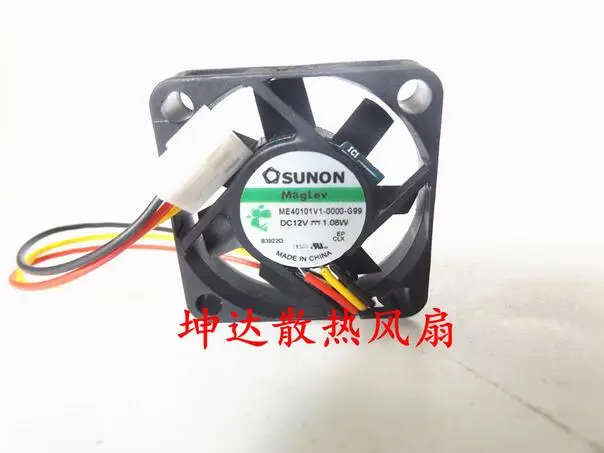 Оригинальный ME40101V1 0000 G99 12V 1 08 W 4010 40*40*10MM 3 проводной рекордер|original sunone|fan 40104010 fan |