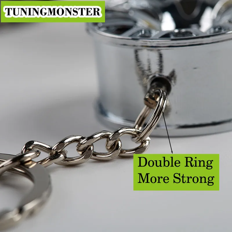 Лот 5 шт модный ободок обода колеса брелок с кольцом для ключей гоночный