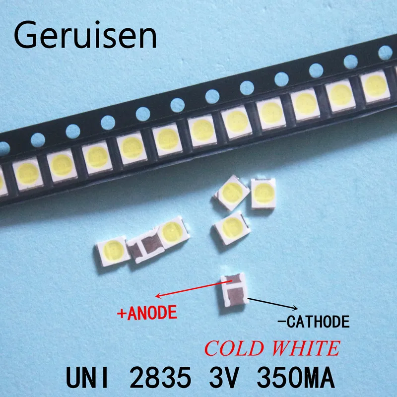 Светодиодная подсветка UNI мощсветодиодный LED 1 Вт 3 в 1210 3528 2835 холодная белая