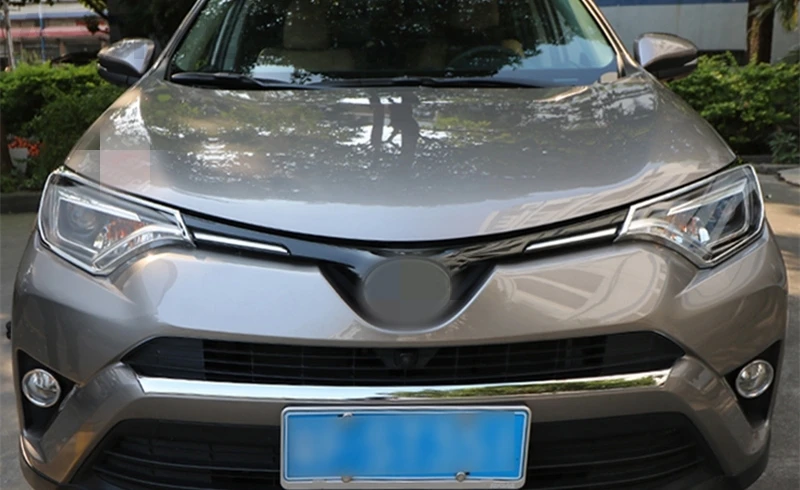 Фары для Toyota RAV4 RAV 4 2016 2017 аксессуары бровей веки передние фары брови Стайлинг