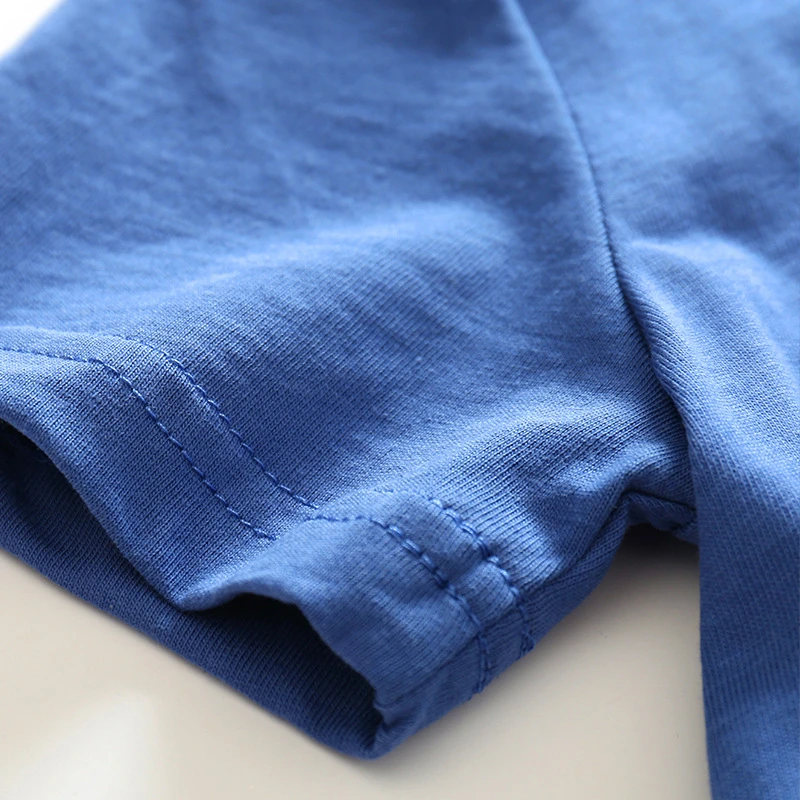 Модные детские Забавные футболки с мультяшным крокодиловым принтом летние топы