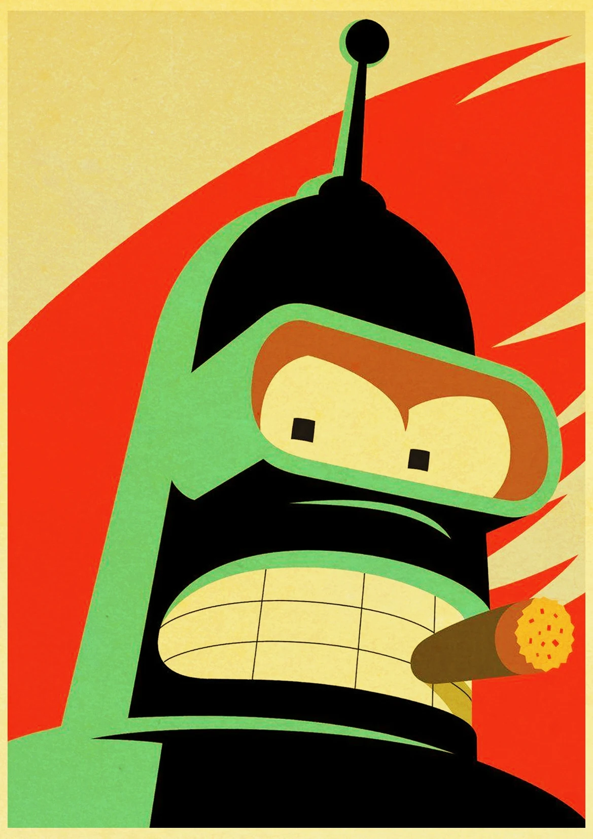 Американский комикс ТВ серия Futurama Ретро плакаты Винтаж крафт-бумага принты настенная живопись хорошее качество декоративный декор стен