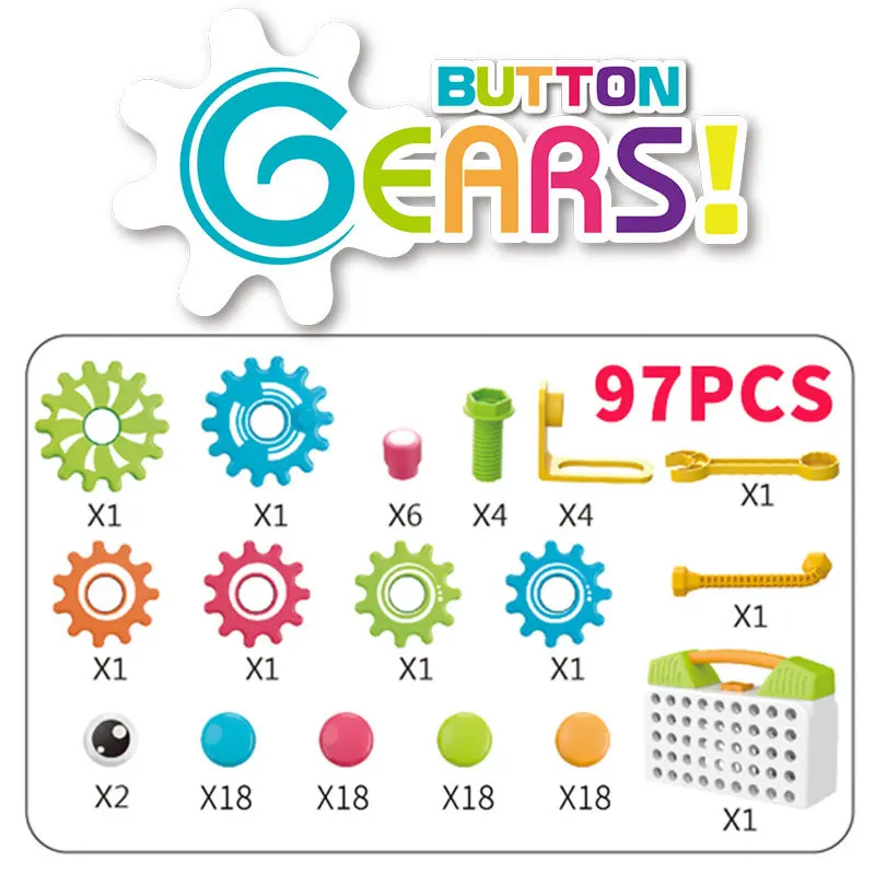 Зубчатый конструктор, грибные гвозди, Pegboard, игрушки для детей, стебель, обучающая игрушка с дрелью, Мозаичный набор для творчества, 3D Строительная игрушка, подарок для мальчиков - Цвет: 97PCS without drill