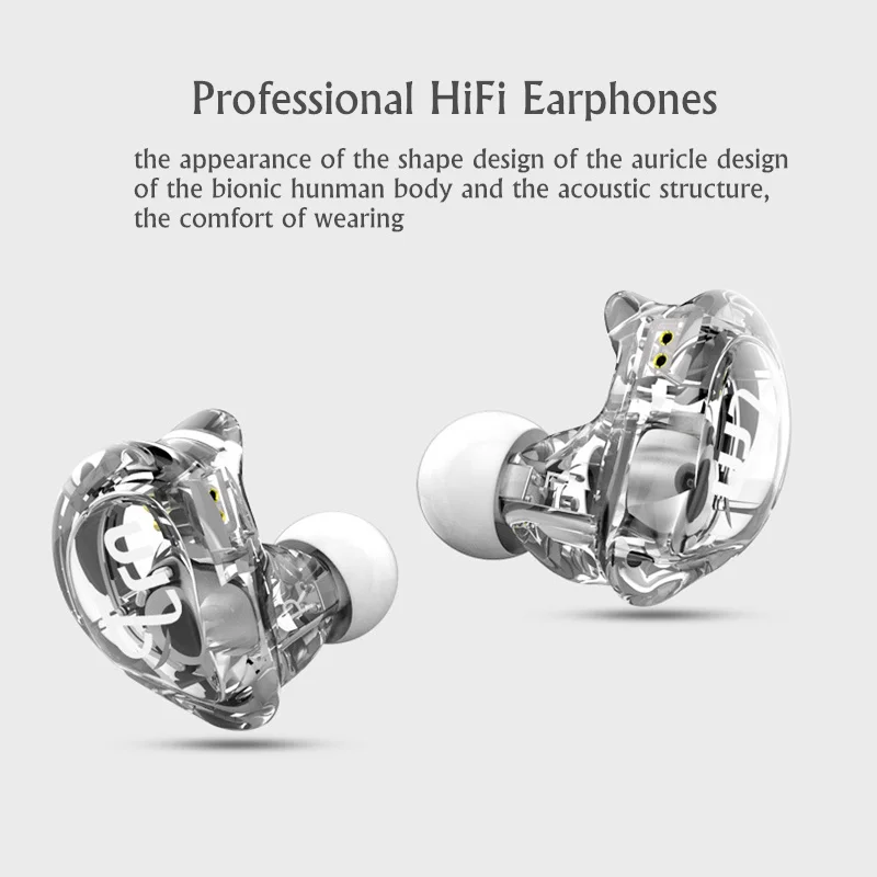 Новинка TRN V10 2DD + 2BA гибридные наушники HiFi в ухо 8 драйвер спортивные для бега с