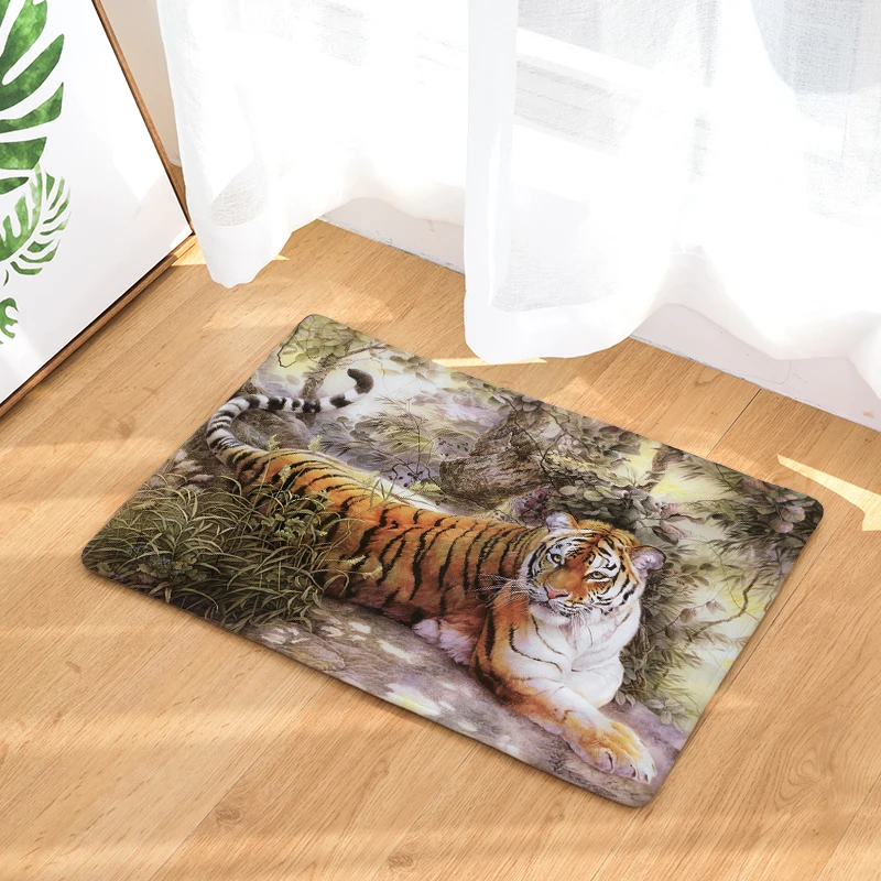 New Arrival Animal Print Dust-Proof Carpets Bathroon Mats Anti-Slip Rugs 40X60or50x80cm | Дом и сад