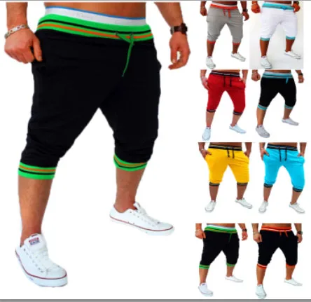 Новинка 2019 модные хлопковые шорты мужские летние повседневные Бермуды-шаровары