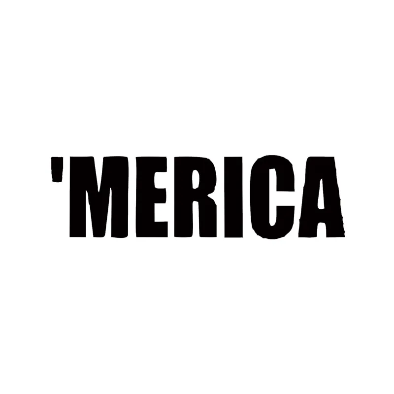 Merica виниловая наклейка на окна автомобиля Америка США забавная гордость Redneck