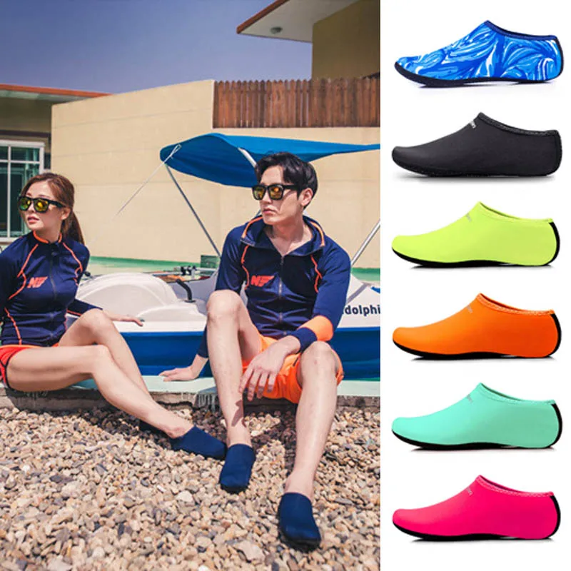 

Beach Swimming Water Sport Socks Anti Slip Shoes Yoga Fitness Dance Swim Surfing Diving Underwater Sport Shoes For Kids Men Wome