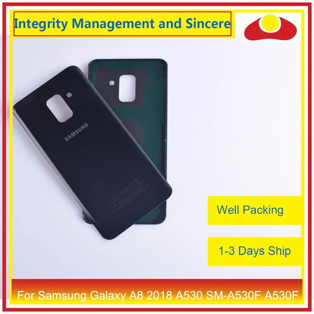 Задняя крышка батарейного отсека корпуса для Samsung Galaxy A8 2018 A530 SM A530F A530F|Корпусы и