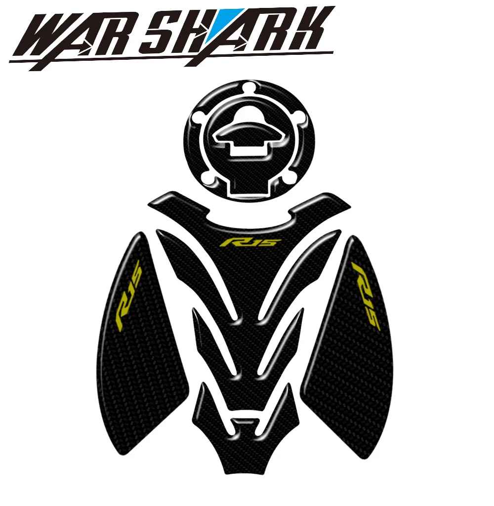 3D наклейки для мотоцикла Yamaha YZF R15 R 15 2013-16 аквариума из натурального углеродного
