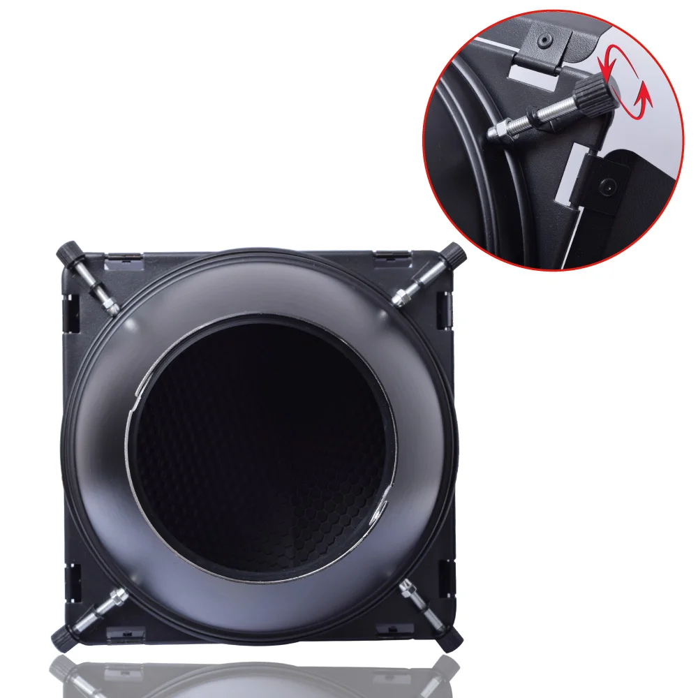 Амбар дверь сотовая сетка и фильтр + стандартный отражатель комплект для Elinchrom