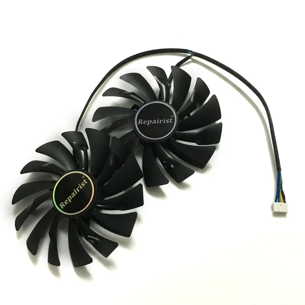 2 шт./компл. GTX1060 Вентилятор охлаждения GPU для видеокарты MSI GeForce GTX 1060 OS в качестве