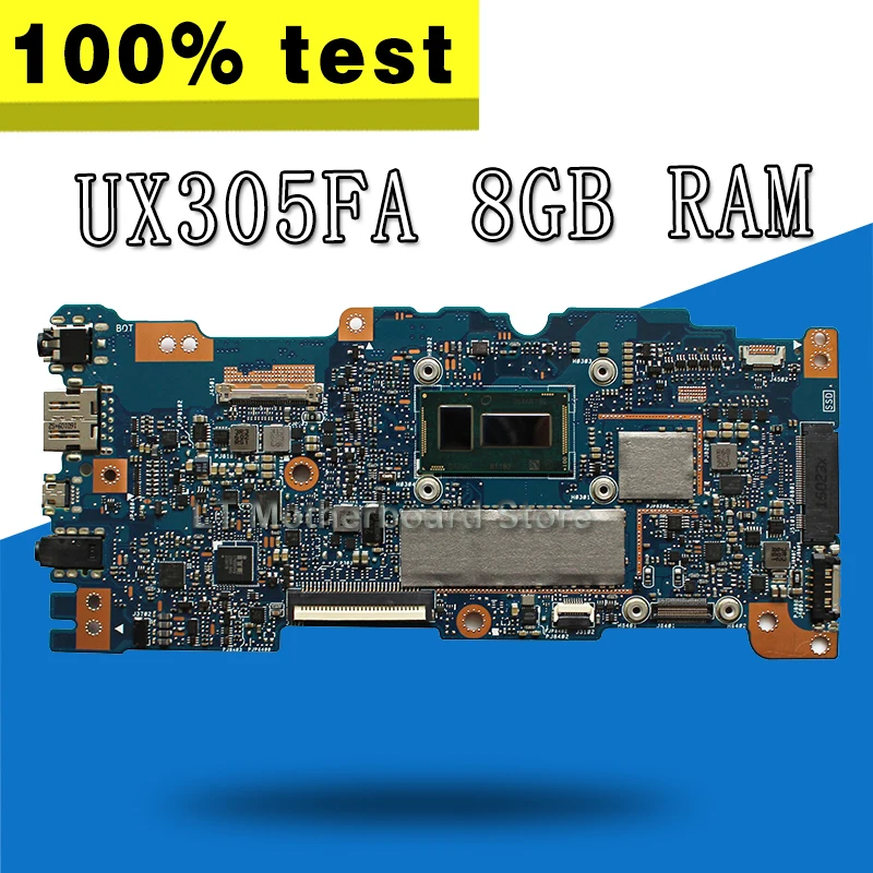 UX305FA материнская плата 8 ГБ ОЗУ для ASUS UX305F U305F UX305 материнская плата для ноутбука UX305FA материнская плата UX305FA тест материнской платы ОК