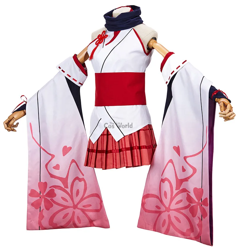 MmiHoYo Yae Sakura кимоно юката Униформа платье наряд игры костюмы для косплея |
