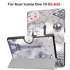 Тонкий защитный чехол из искусственной кожи с принтом для Acer Iconia One 10 B3-A40 B3 A40 10,1 дюймов чехол для планшета One10 B3 A40 B3-A40