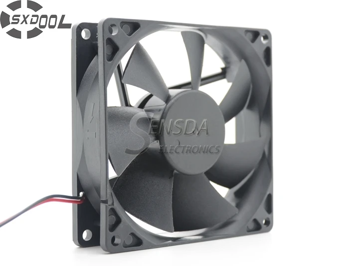 SXDOOL 90 мм 9 см 9025 9225 DC 24V двойной шариковый подшипник 0.08A 2 проводной компьютер
