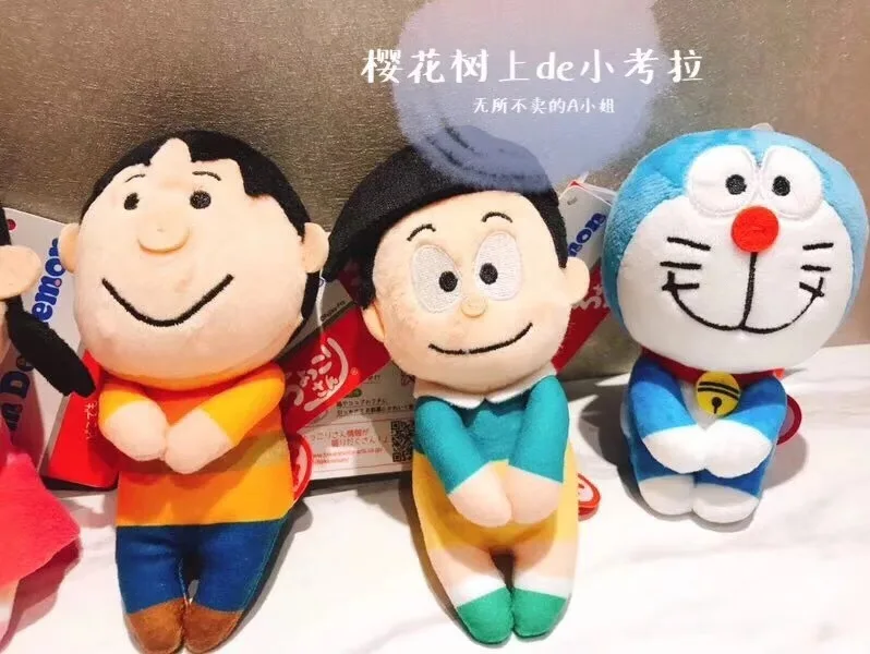 12 см/24 см мультфильм тонких листов Kawai Doraemon/Nobita/Shizuka/Suneo/Семья воспоминание из