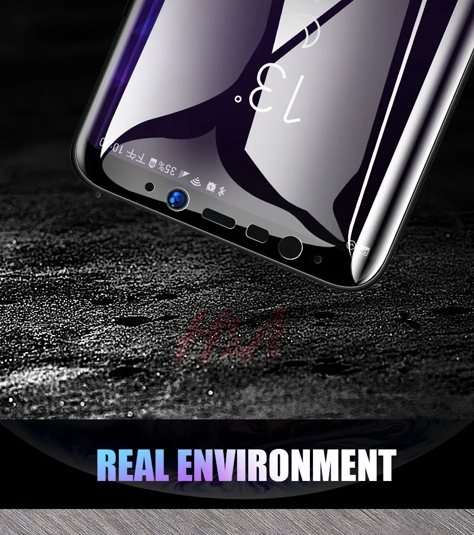 20D полностью изогнутое закаленное стекло для Samsung Galaxy S8 S9 Plus Note 8 9 Защита экрана для Samsung A8 A6 S7 защитная пленка