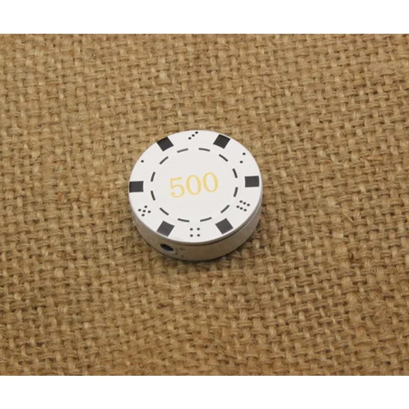 2017 модная мини зажигалка в форме монеты металлические чипы Бутановая Зажигалка с