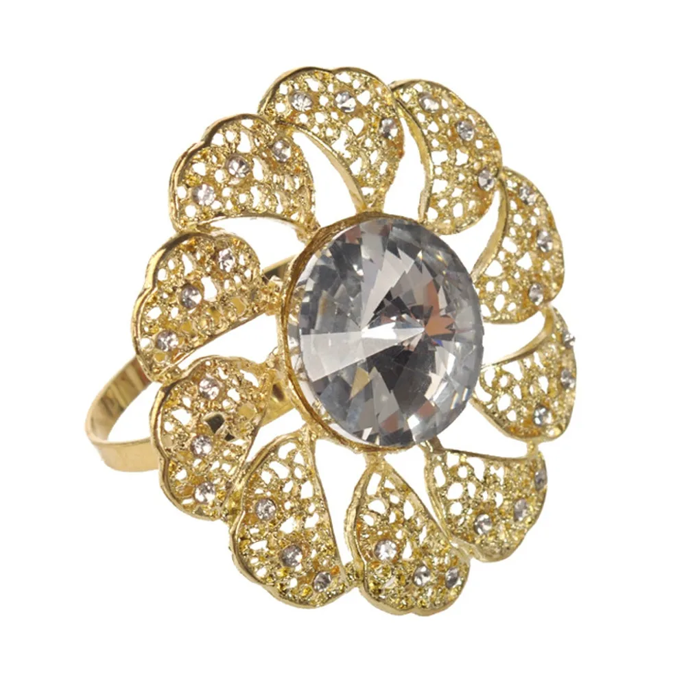 G 1 шт Салфетка кольцо Пряжка-держатель для салфетки Свадебные антикварные вечерние декор стола - Цвет: G