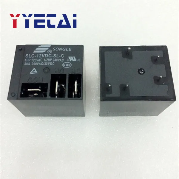 SLC 12 24VDC SL C A Преобразование 5 контактов 30 А T91 компоненты реле Song Yue DD|converses| |