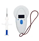 Шприц для микрочипирования домашних животных ISO11784, Rfid чип, имплантат, ветеринарный инжектор, ID животных, бирка для собак, мини-размер 2,12x12 мм + 1 шт., устройство для чтения домашних животных WS500