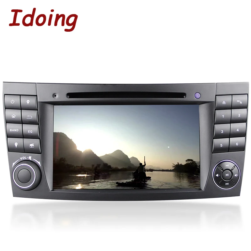 Idoing 2Din руль для MercedesBenz E Class W211Car DVD Мультимедиа Видео плеер Android7.1GPS навигация Bluetooth