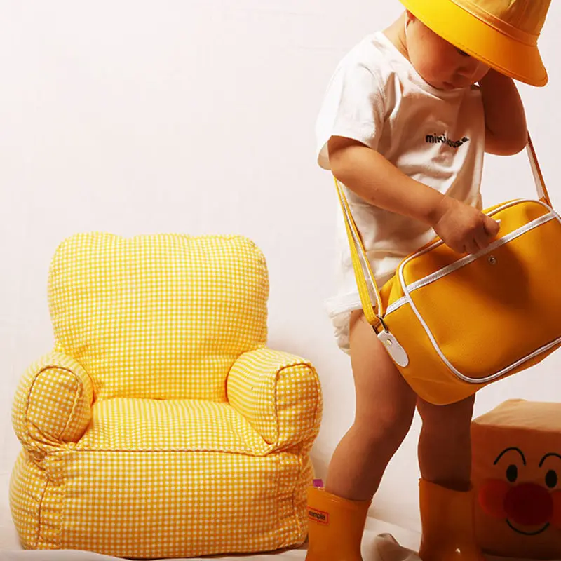ALWAYSME с наполнителем 38X35X47 см Детские или младшие диванные кресла Bean Sofa Chair Removal-Able Wash PP Хлопок& мяч материал